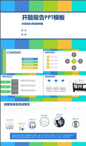 简约完整医疗开题报告PPT模板