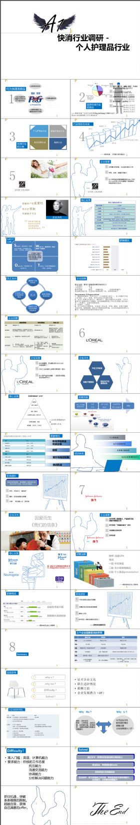 完整大气消费品调研分析PPT模板