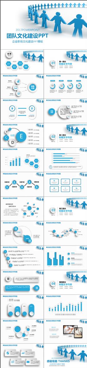 完整实用团队文化建设企业职场文化建设PPT模板