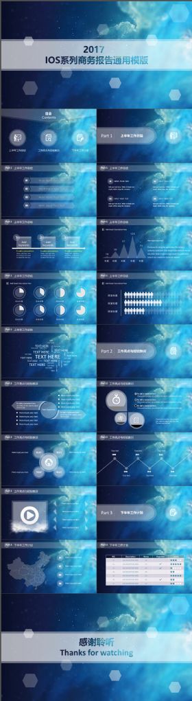 2018IOS系列商务报告通用模版